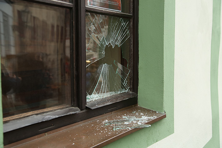 A2B Glass are able to board up broken windows while they are being repaired in Petersfield.